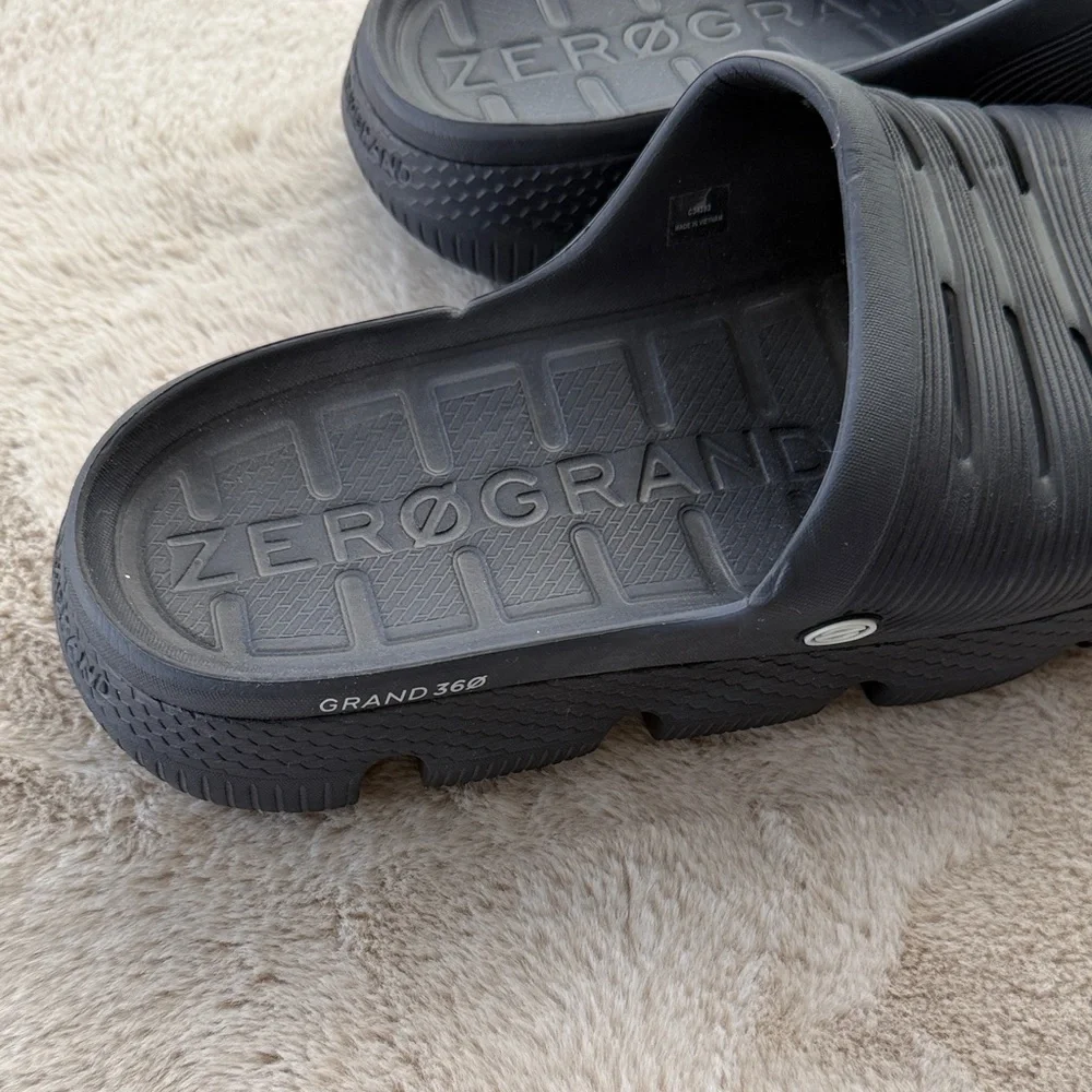Cole Haan Black Slide Sandals - Picture 2 of 7